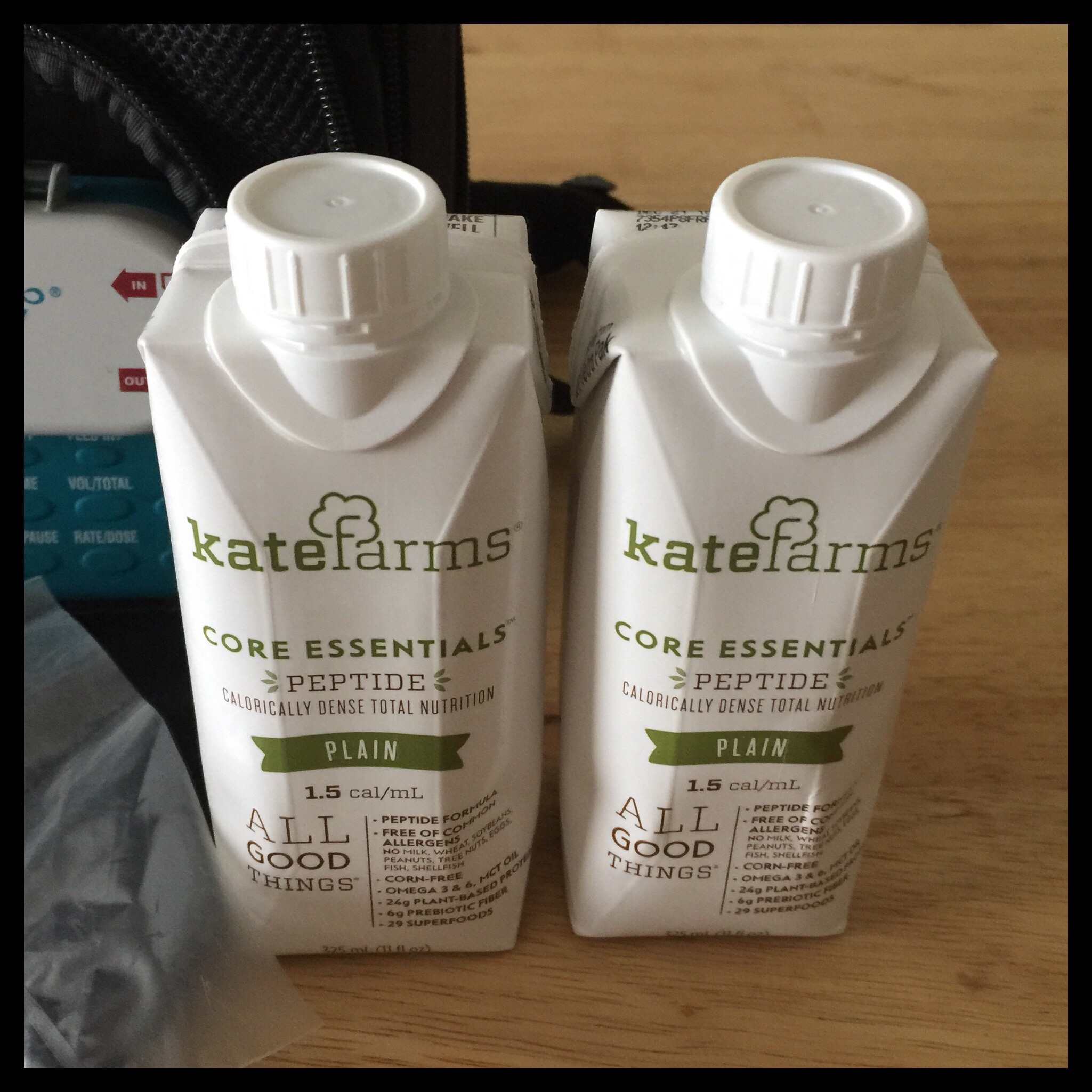 Kate Farms Core Essentials Peptide 1.5 Supplemental Formula, Plain, 325mL  (1 Case of 12) 